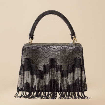 Aariza mini Bag - Black + Silver